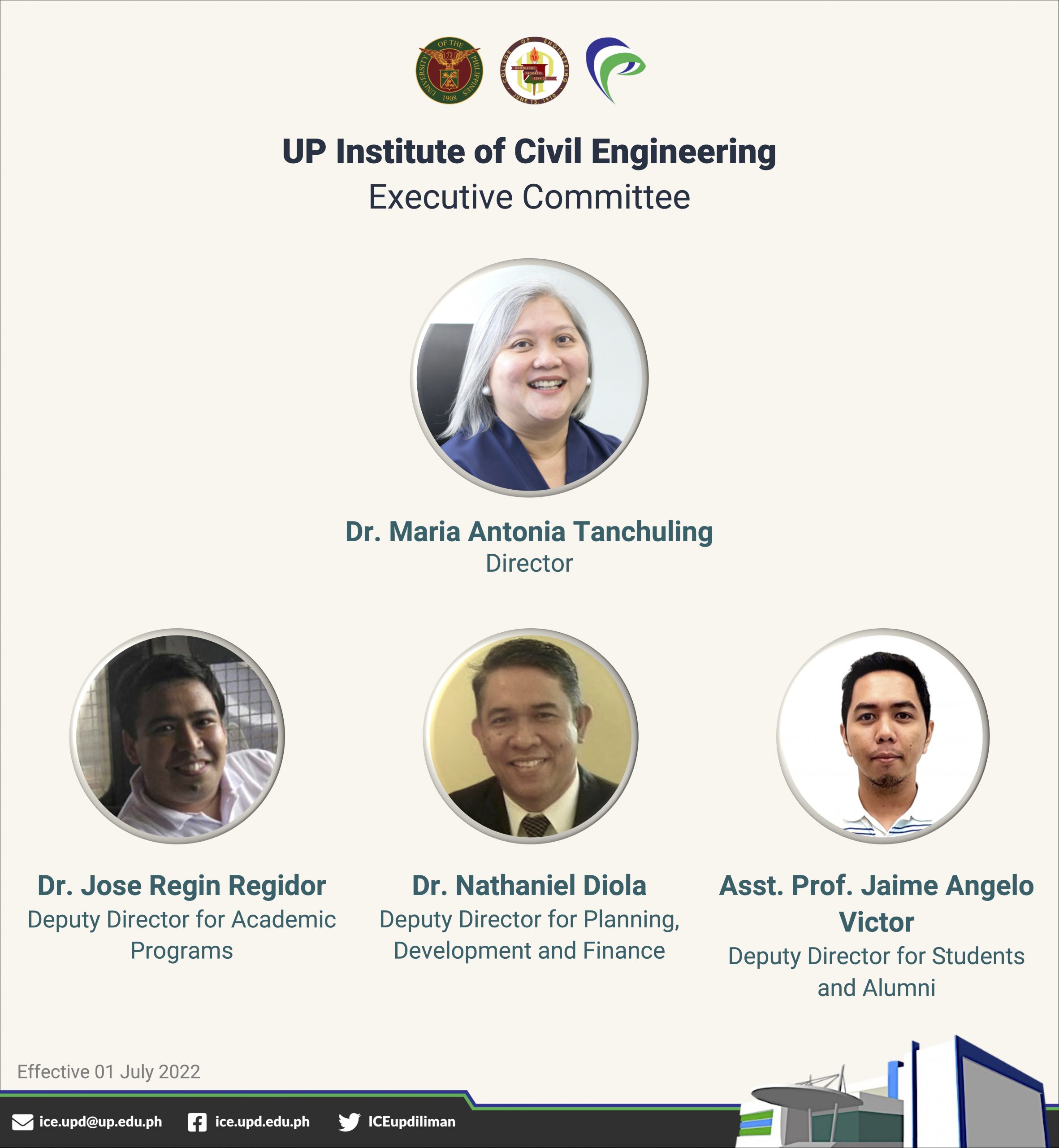 UP ICE Executive Committee (effective 01 July 2022)