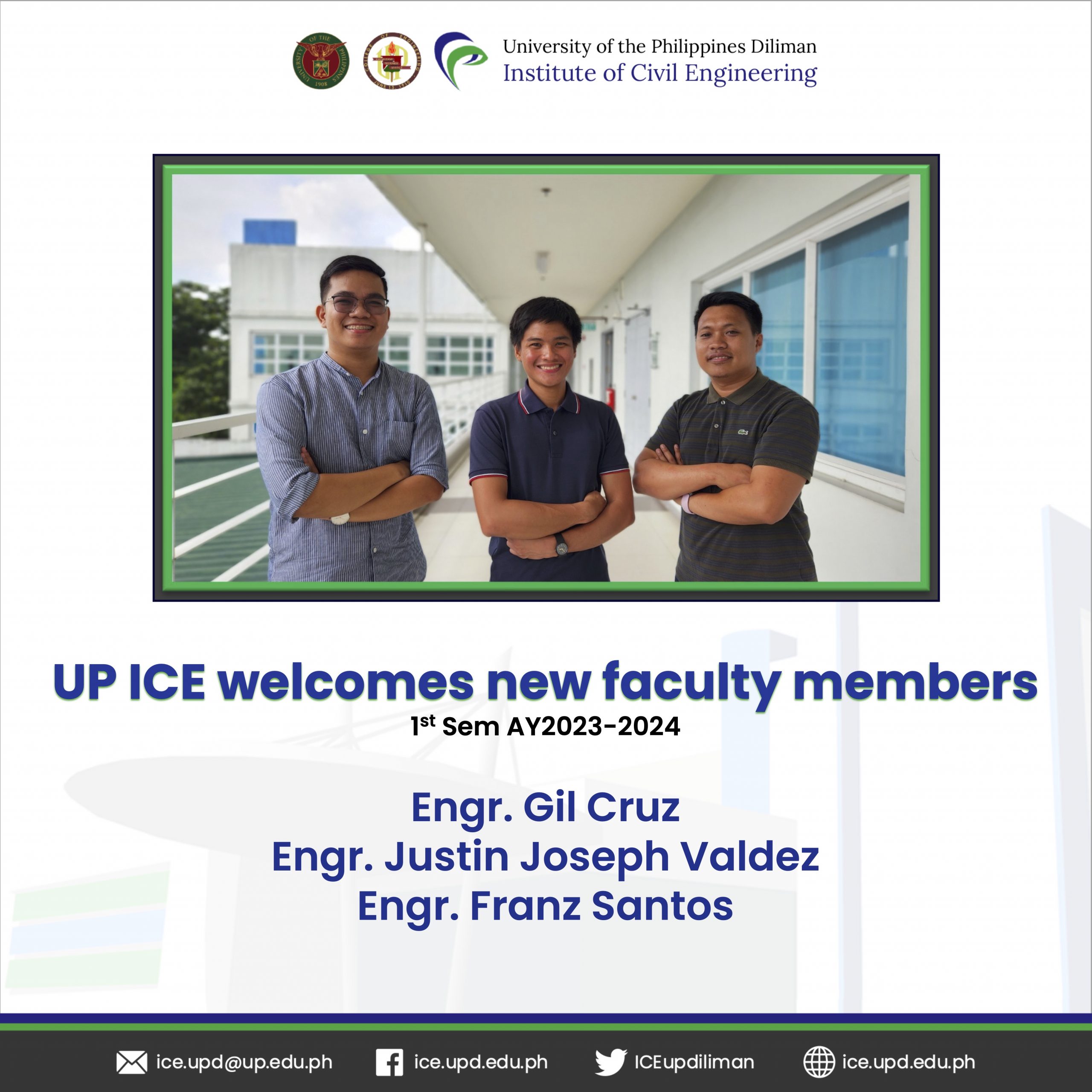 UP ICE welcomes new faculty members (1st Sem AY2023-2024)
