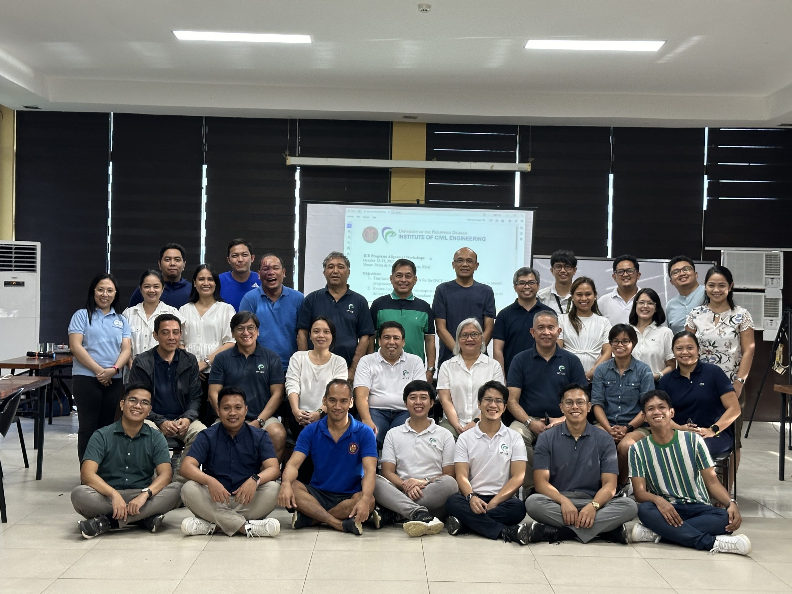 UP ICE conducts an off-campus Curriculum Mapping Workshop