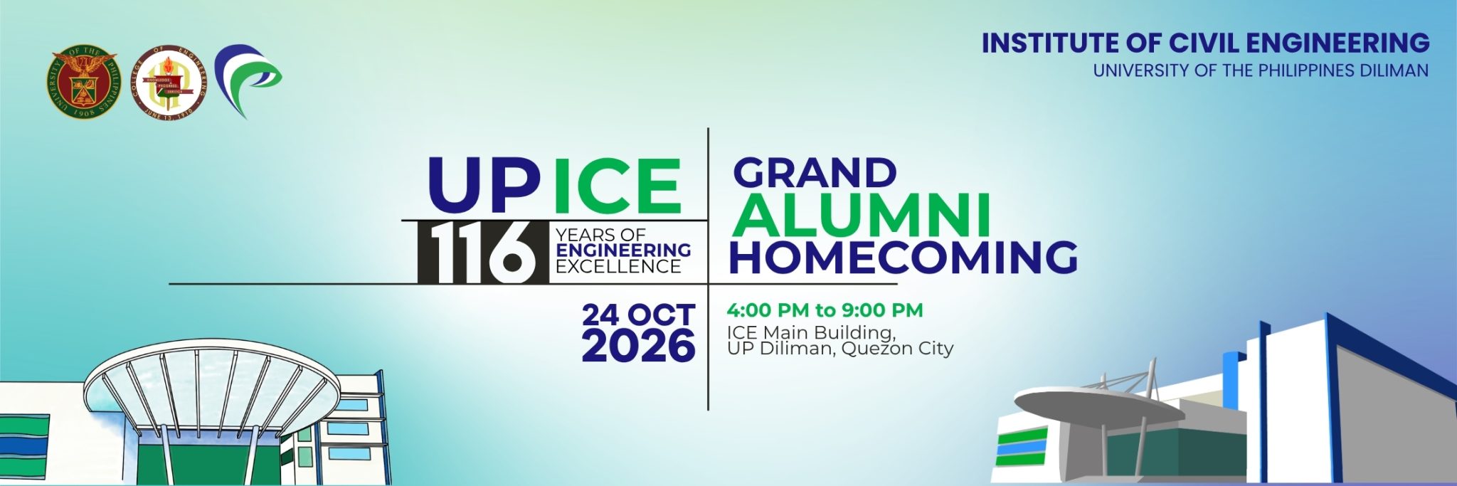 ICE 2026 Alumni Homecoming banner