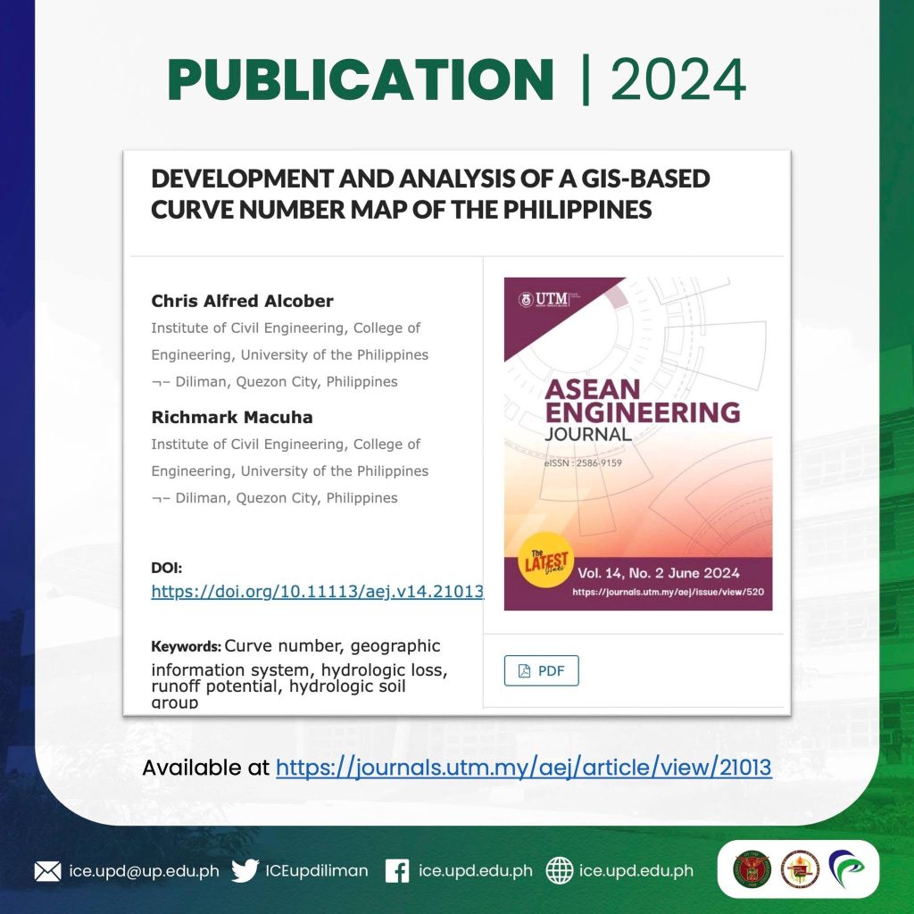 Publication Alert_New Research Developments in GIS-Based Mapping Published in ASEAN Engineering Journal
